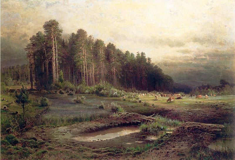 Alexei Savrasov Oil on canvas painting entitled China oil painting art